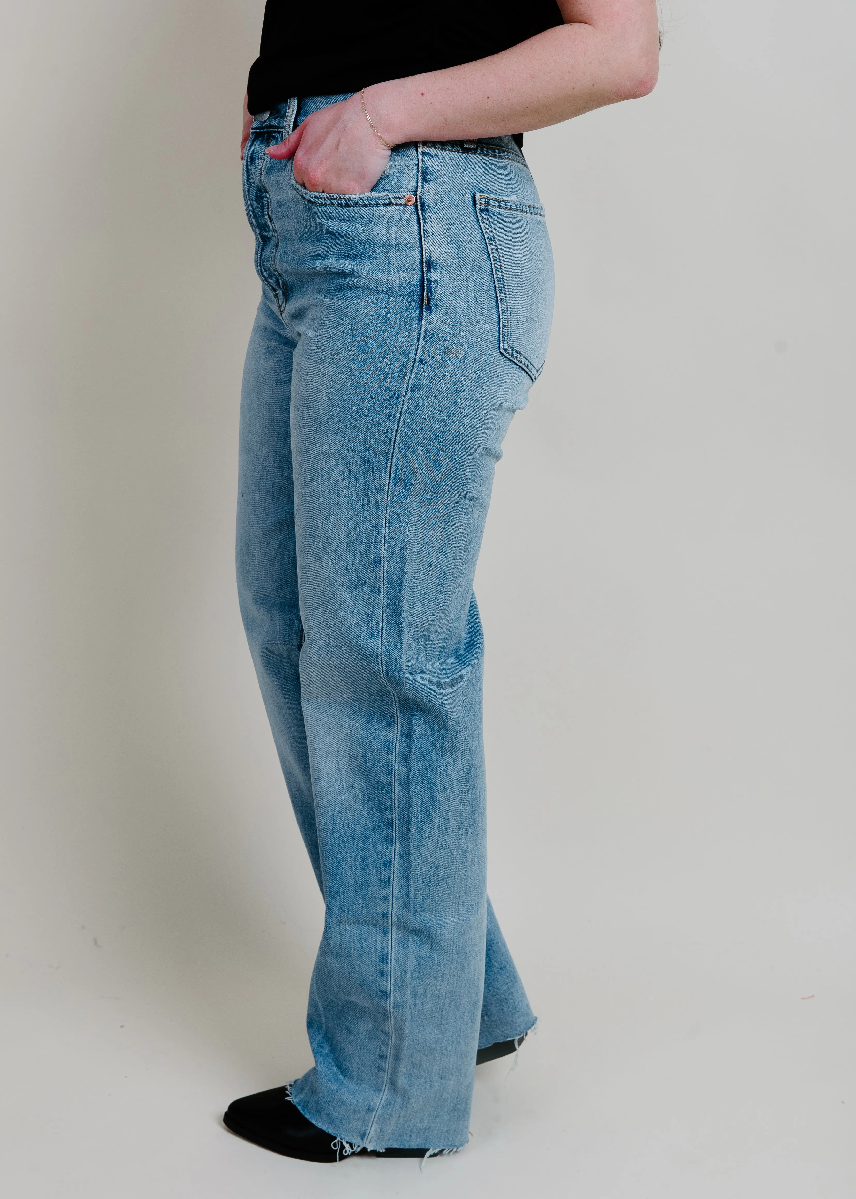 Cassie High Rise Straight - Savy Vintage