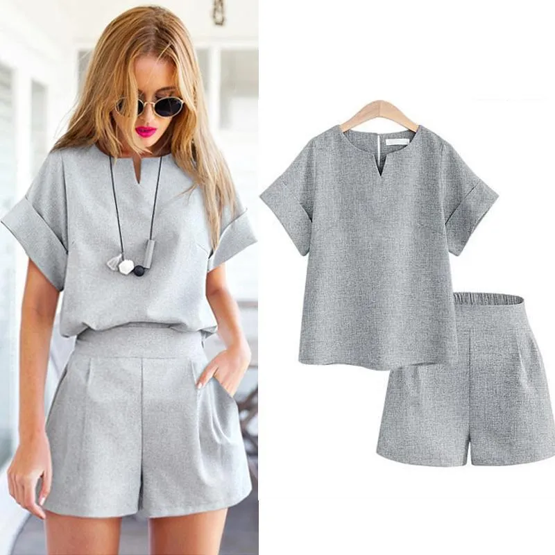 Casual T-Shirt & Shorts (2 Piece Set)