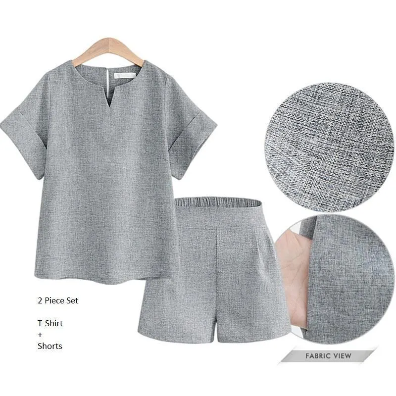 Casual T-Shirt & Shorts (2 Piece Set)