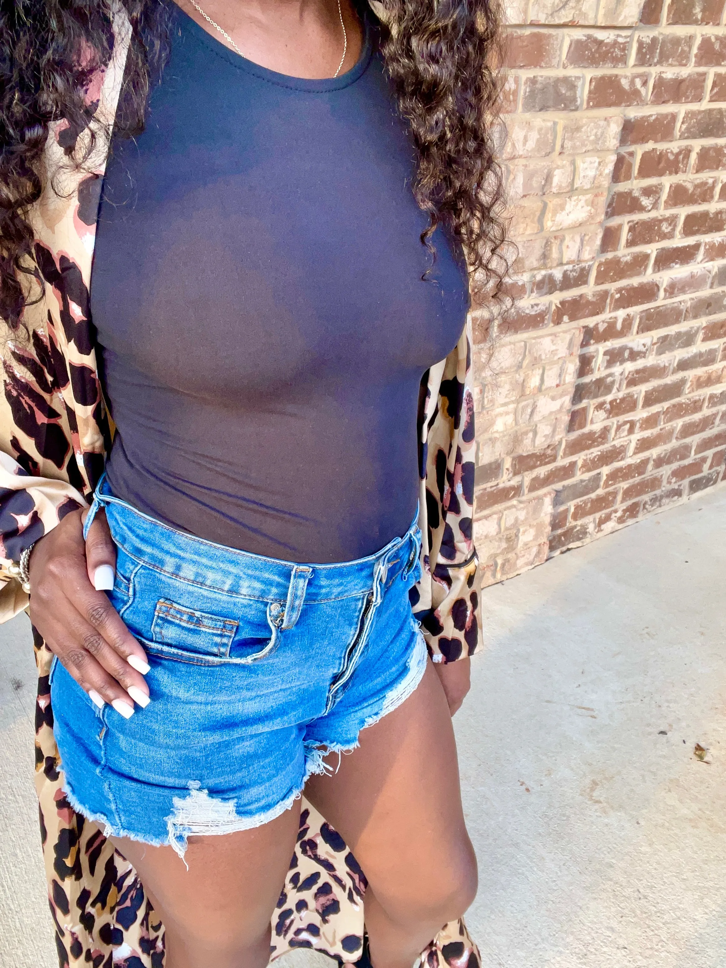 Catch me Later Denim Shorts | Medium Wash