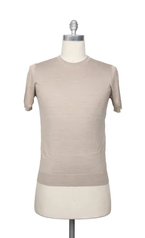 Cesare Attolini Beige Crewneck Sweater