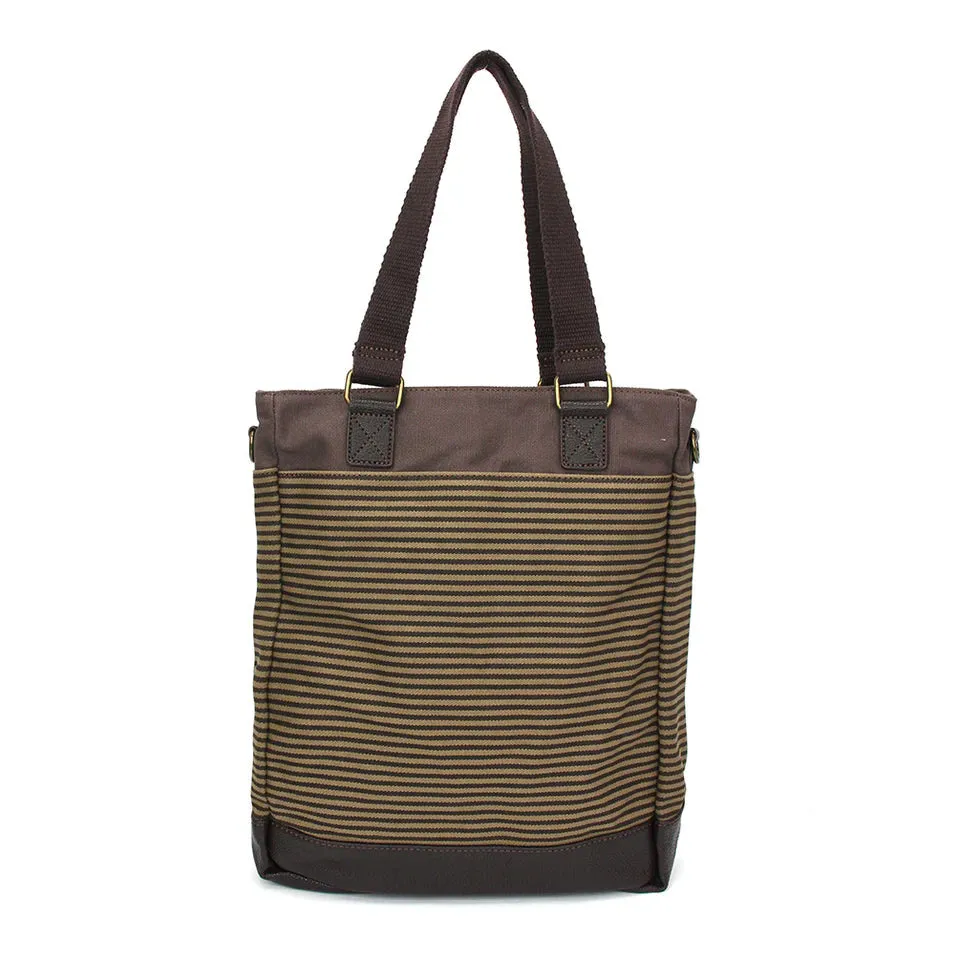 Chala Work Tote - Golden Retriever (Brown Stripe)