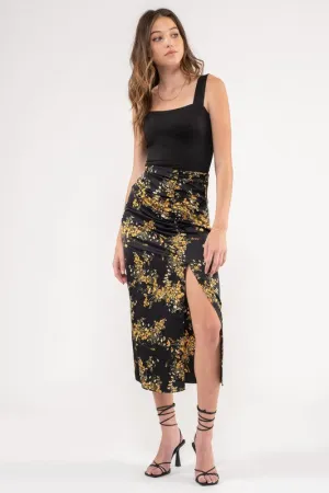 Champagne Night Midi Skirt