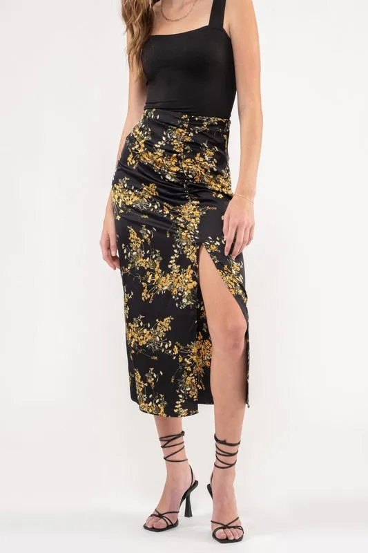 Champagne Night Midi Skirt