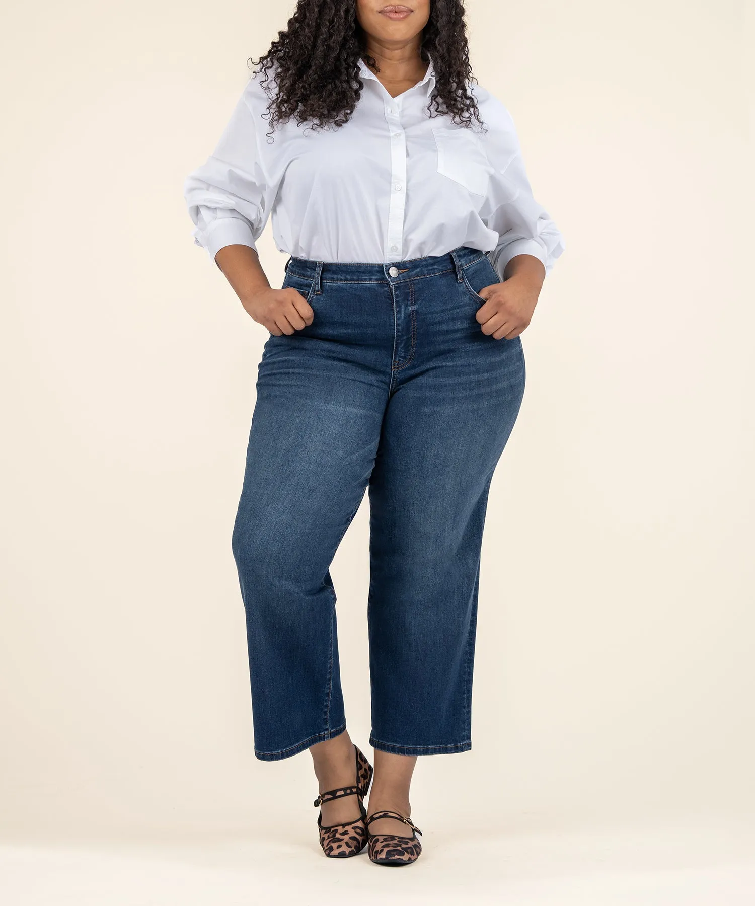 Charlotte High Rise Wide Leg, Plus - FINAL SALE