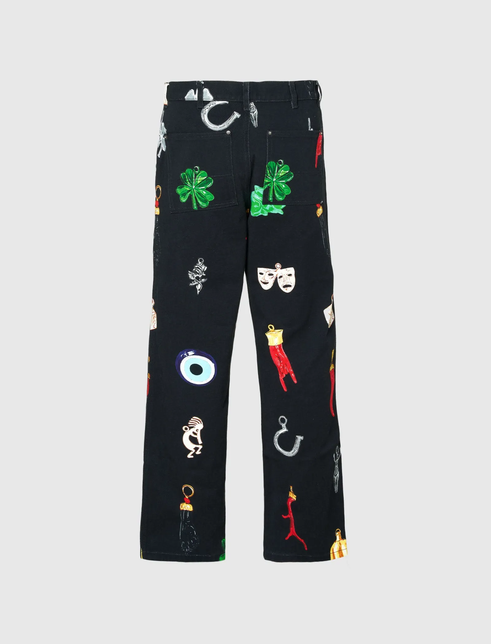 CHARM PRINT DENIM JEANS