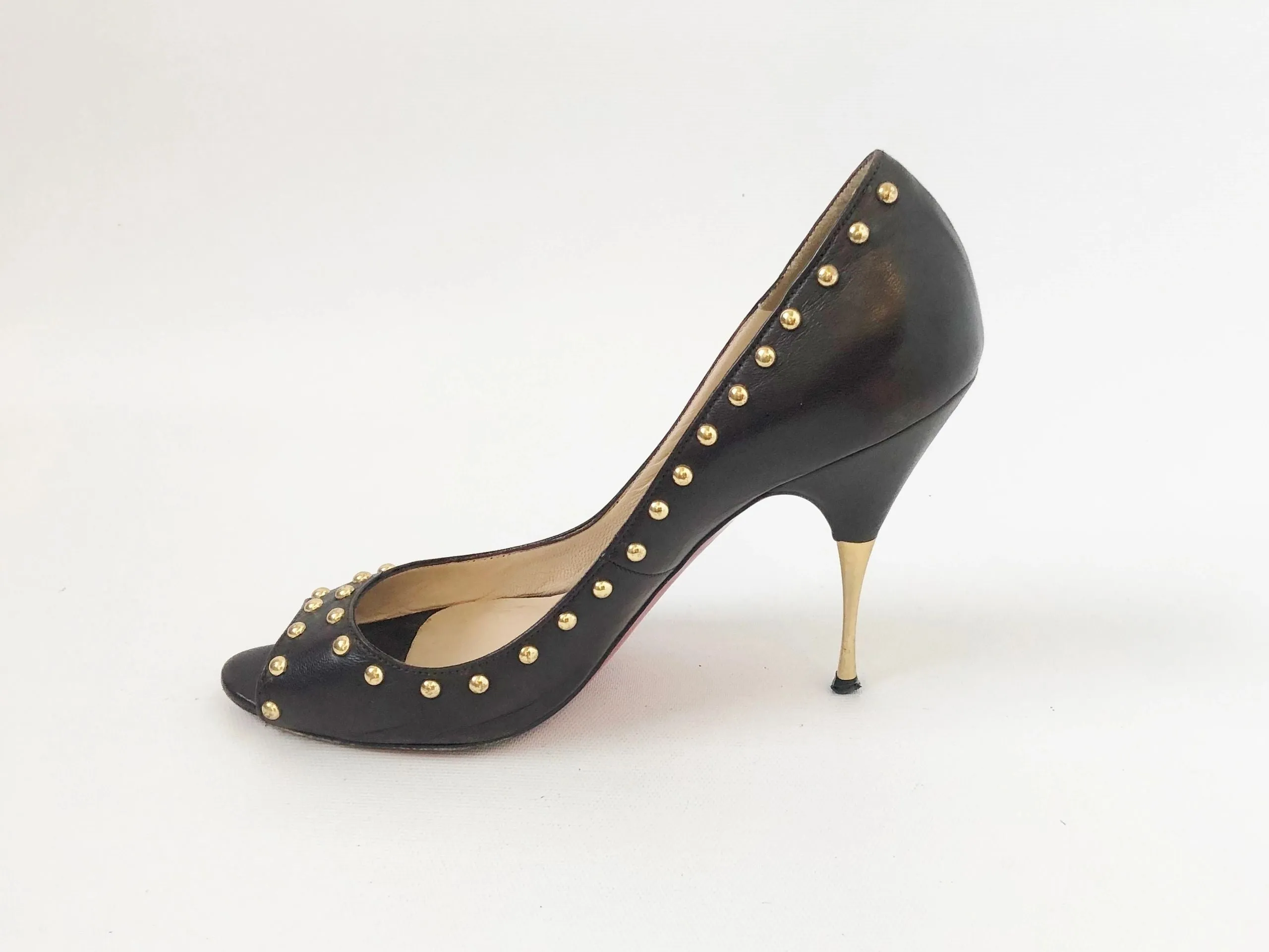 Christian Louboutin Studded Pump Size 36.5 It (6.5 Us)