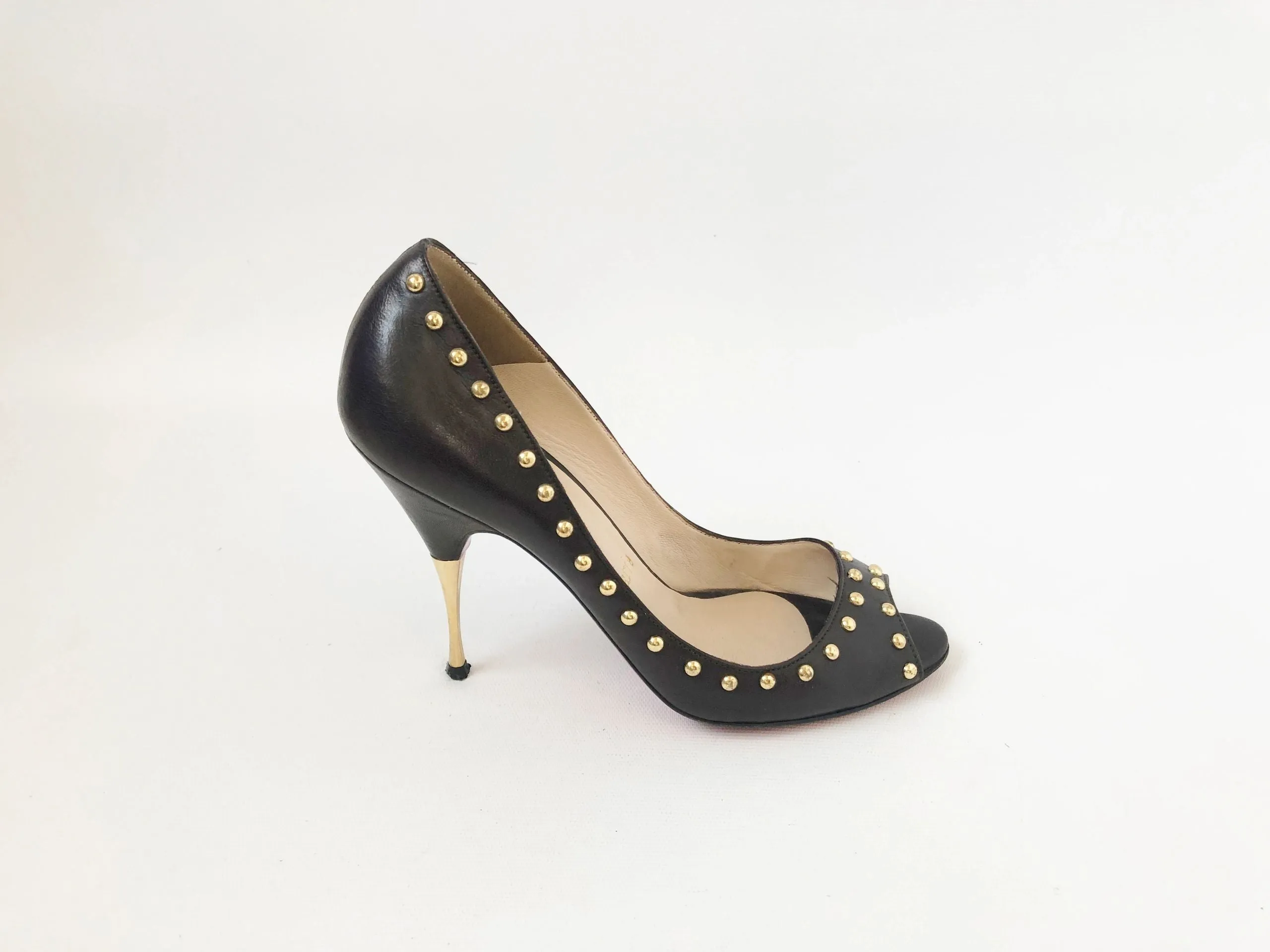Christian Louboutin Studded Pump Size 36.5 It (6.5 Us)