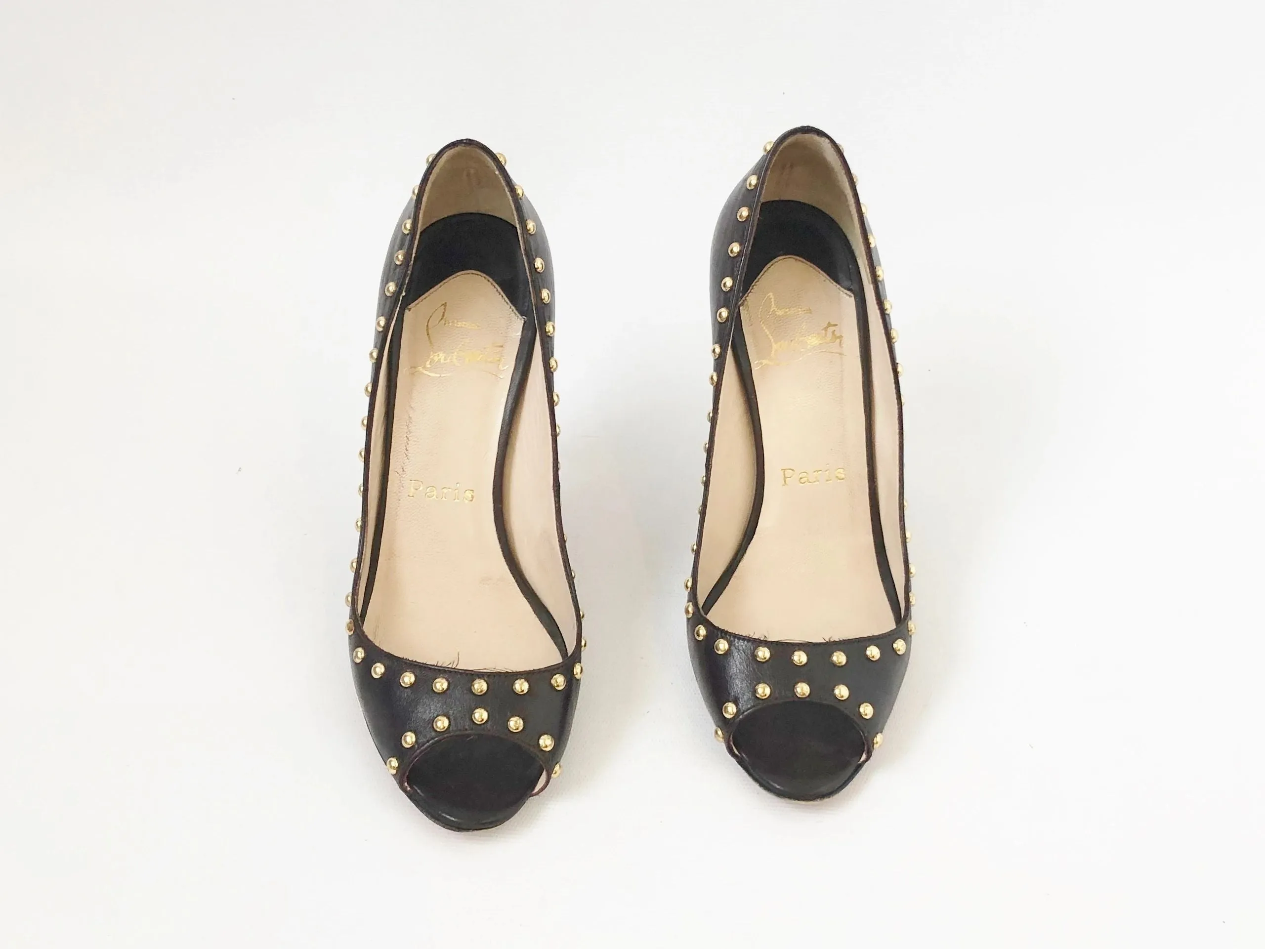 Christian Louboutin Studded Pump Size 36.5 It (6.5 Us)