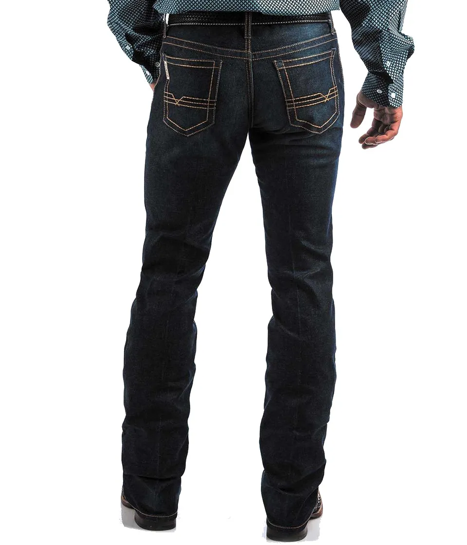 CINCH MEN'S IAN MID RISE SLIM FIT BOOT CUT- DARK WASH