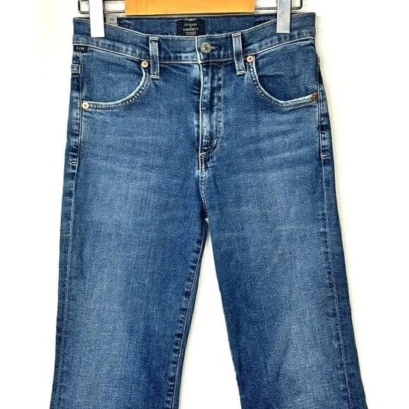 Citizens Of Humanity Jeans Women Size 25 Chloe Mid Rise Super Flare Wide Leg