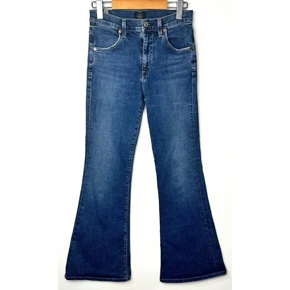 Citizens Of Humanity Jeans Women Size 25 Chloe Mid Rise Super Flare Wide Leg