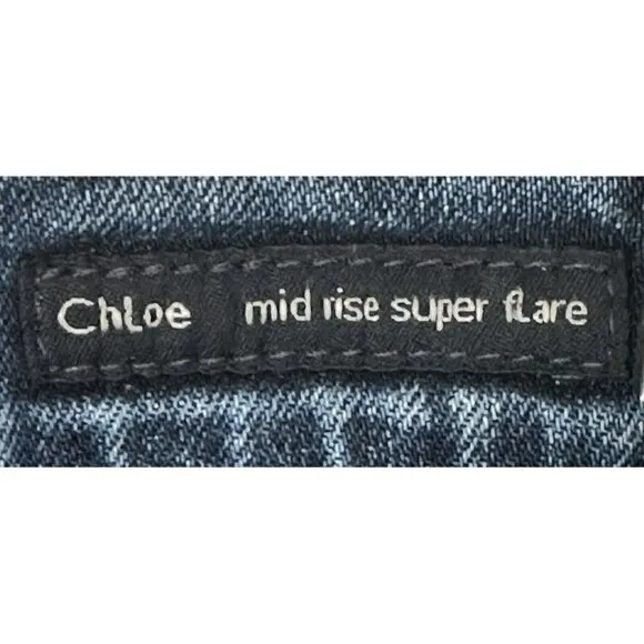 Citizens Of Humanity Jeans Women Size 25 Chloe Mid Rise Super Flare Wide Leg