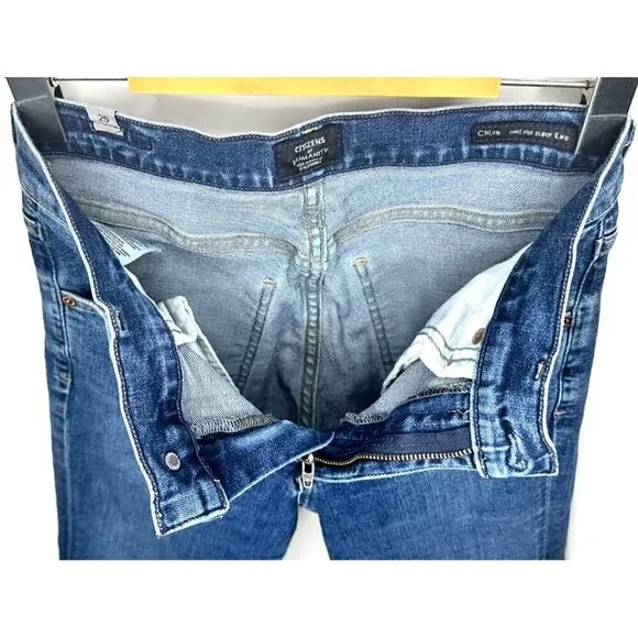 Citizens Of Humanity Jeans Women Size 25 Chloe Mid Rise Super Flare Wide Leg