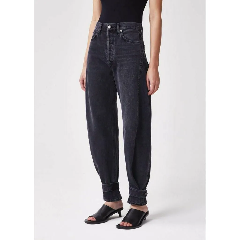 CLEO PIECED WIDE LEG JEANS