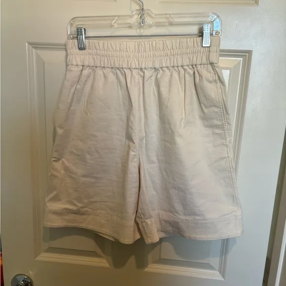 COS Drawstring Linen Shorts