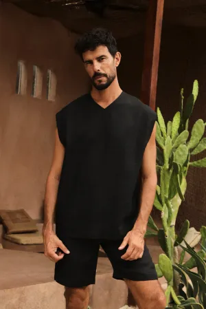 Cruz Shirt - Man & Bali Shorts - Man (Black)