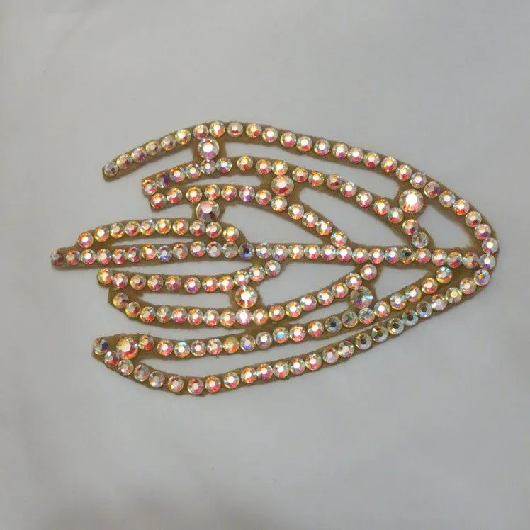 Crystal Feather Ballroom Hair Ornament