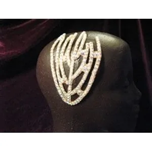 Crystal Feather Ballroom Hair Ornament