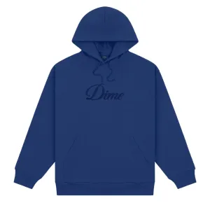 Cursive Logo Hoodie Midnight Navy