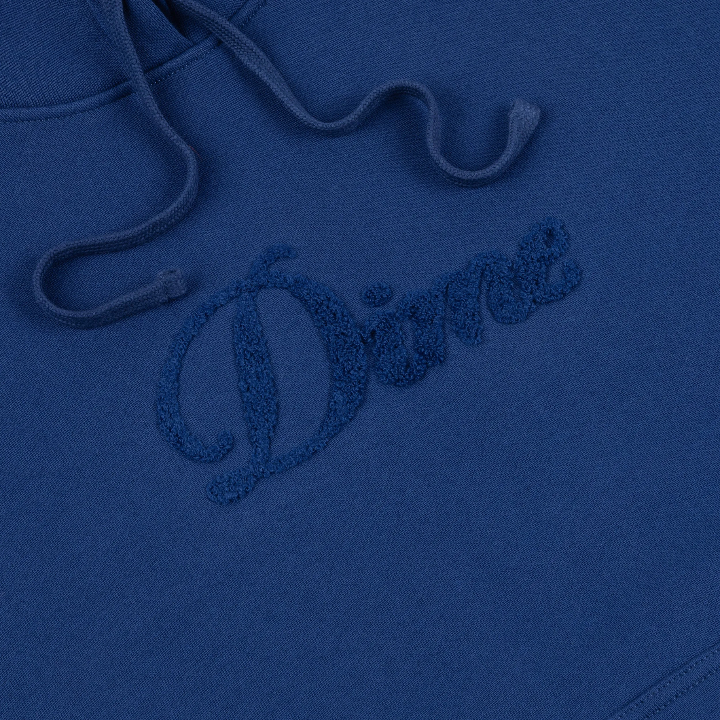 Cursive Logo Hoodie Midnight Navy