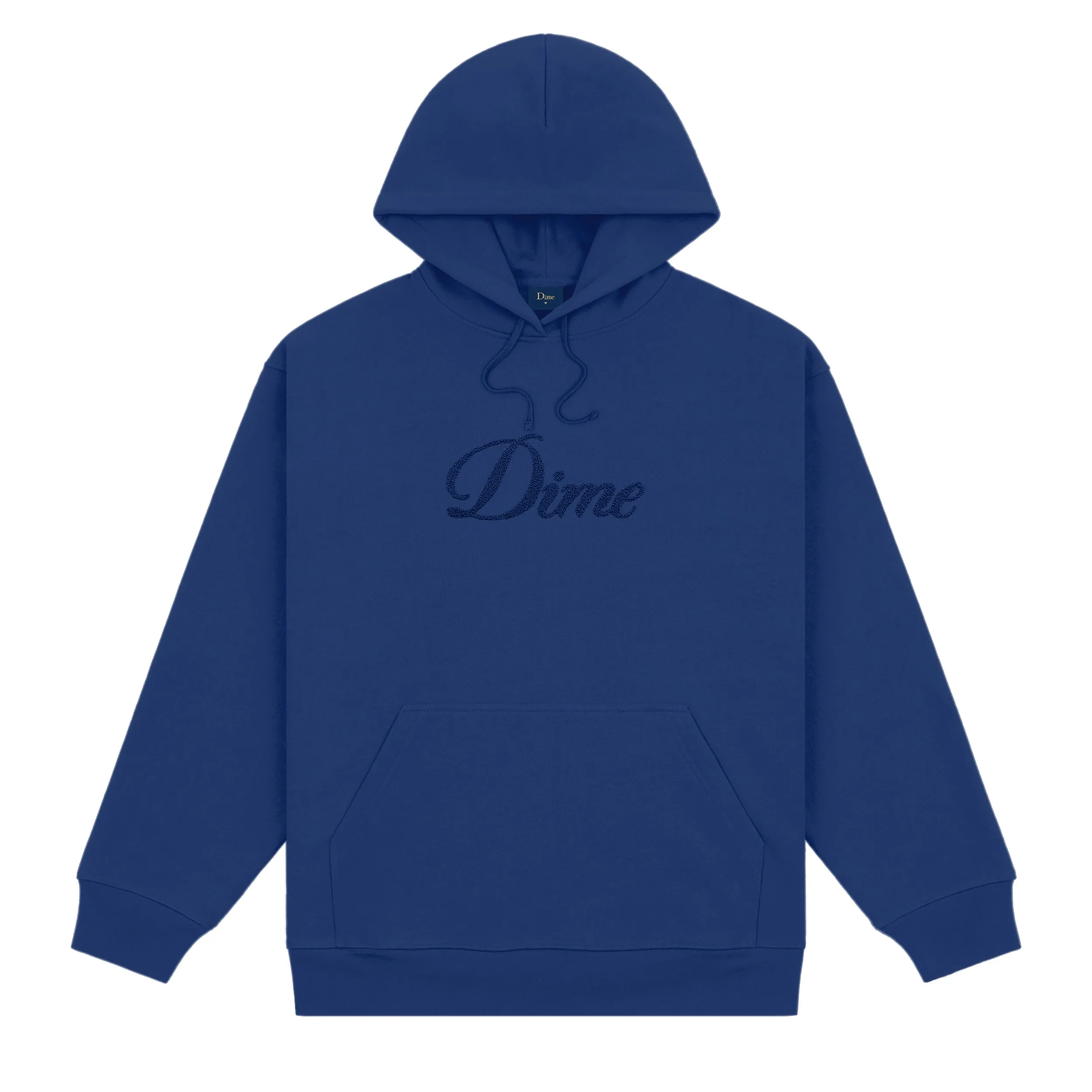 Cursive Logo Hoodie Midnight Navy