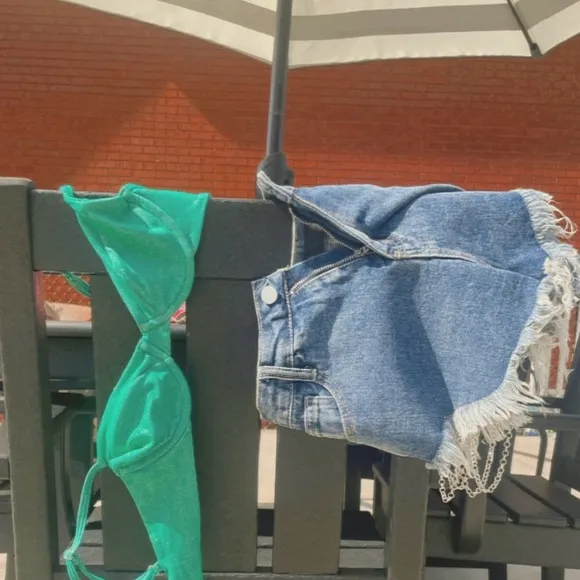 Cutoff Denim Shorts