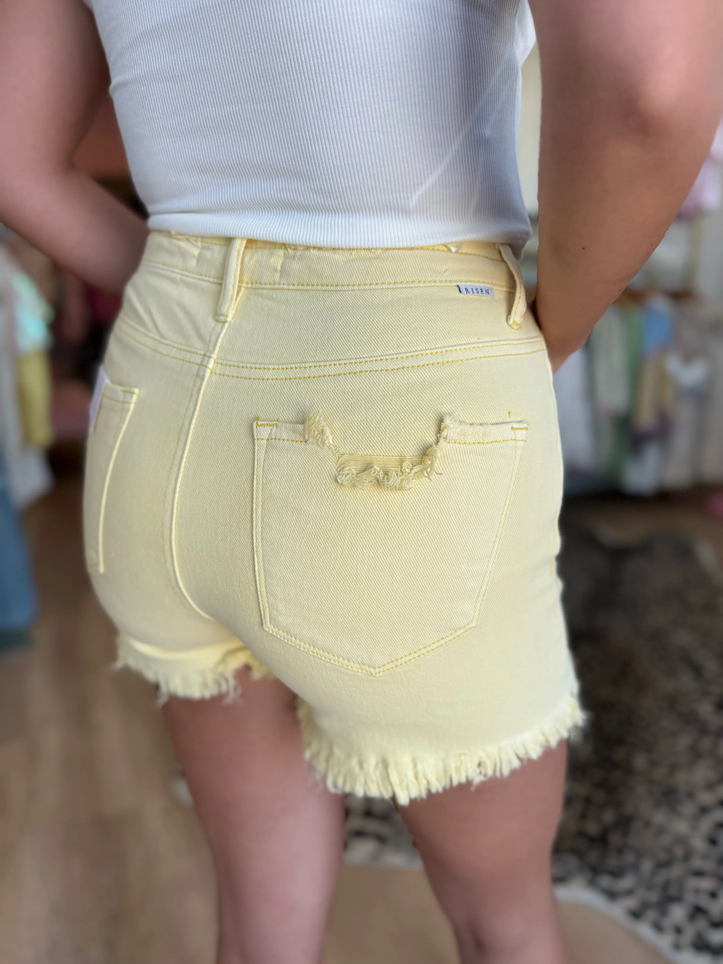 Dandelion Daze Denim Shorts
