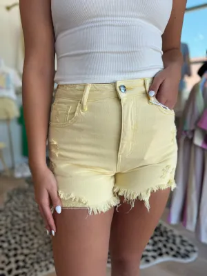 Dandelion Daze Denim Shorts