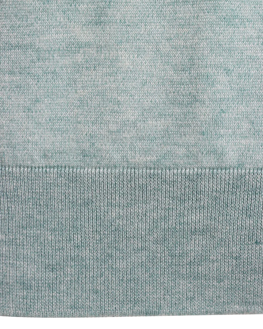 Dark Green Cotton Blend Crewneck Sweatshirt