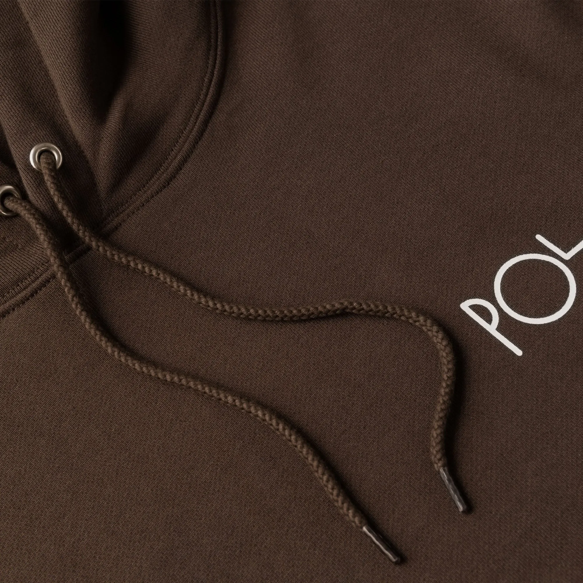 Dave Hoodie Stroke Logo Chocolate