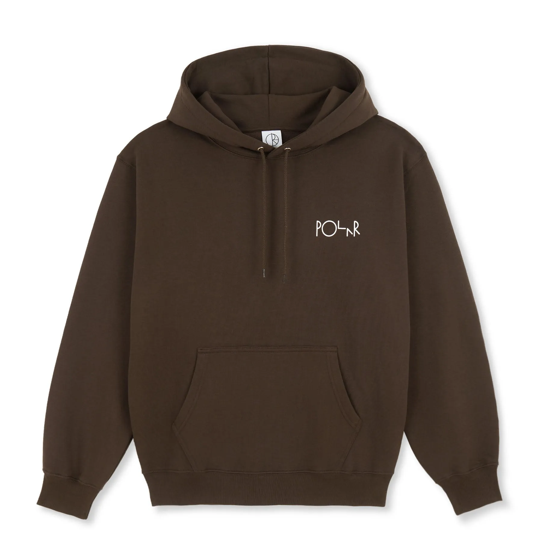 Dave Hoodie Stroke Logo Chocolate