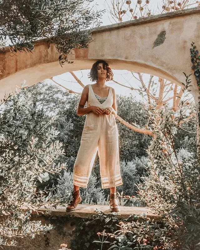 Deep V-Neck Romper / Jumpsuit