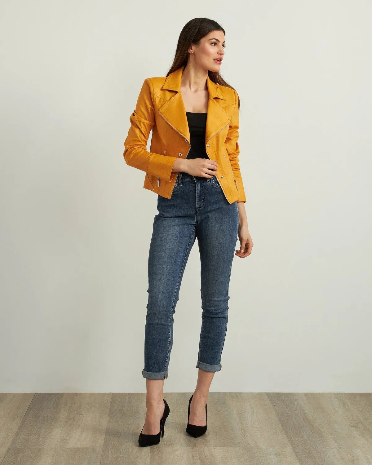 Denim Medium Blue Straight Leg Jeans Style 213942