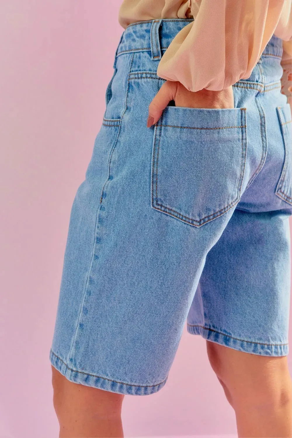 DENIM SHORTS
