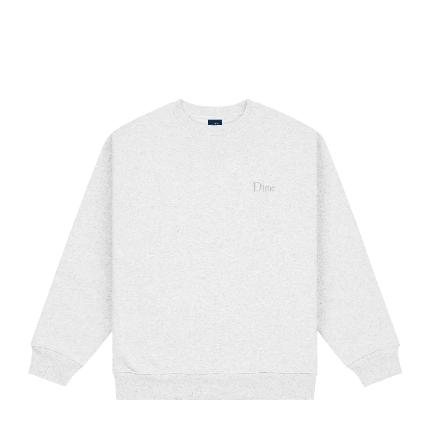 Dime Men Classic Small Logo Crewneck Ash