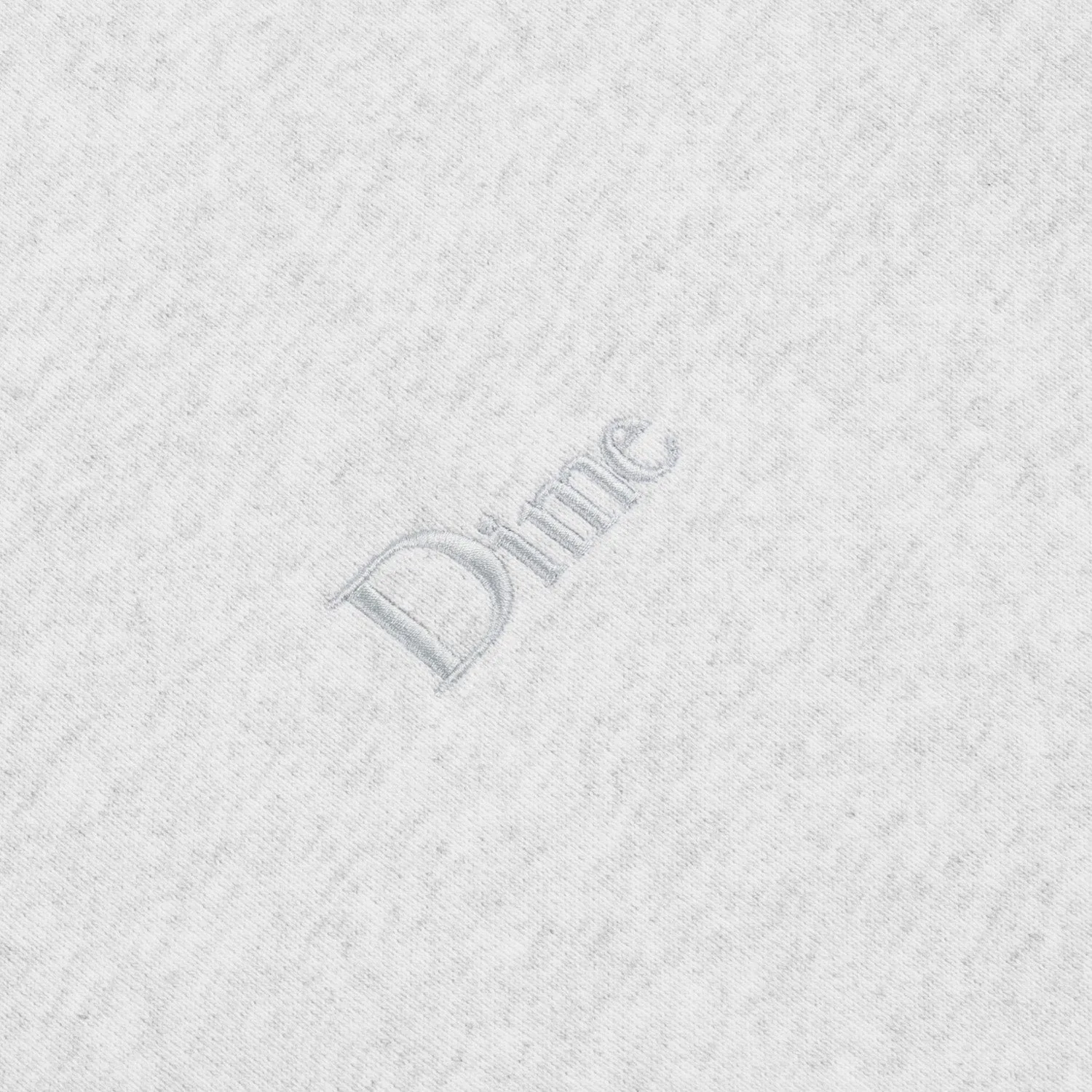 Dime Men Classic Small Logo Crewneck Ash
