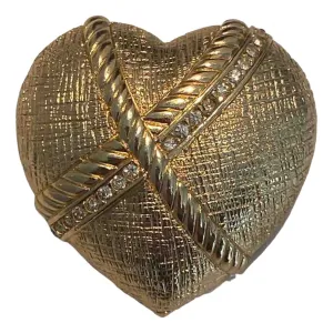 Dior gold metal pins & brooches