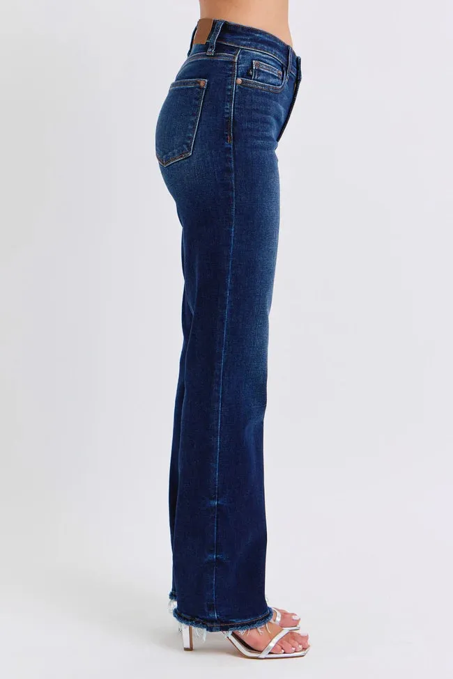 Ditka Straight Leg Jean with Fray Hem