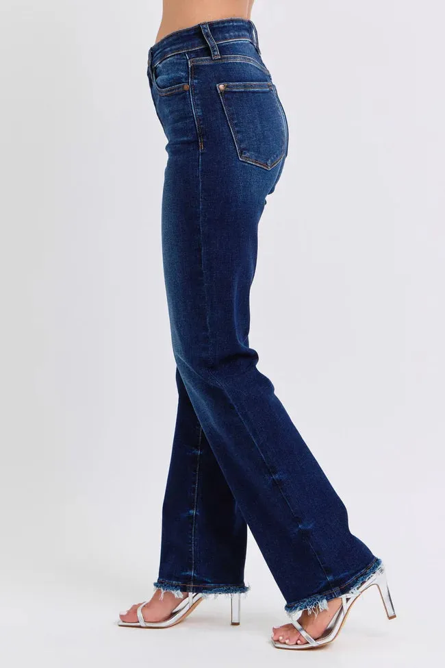 Ditka Straight Leg Jean with Fray Hem