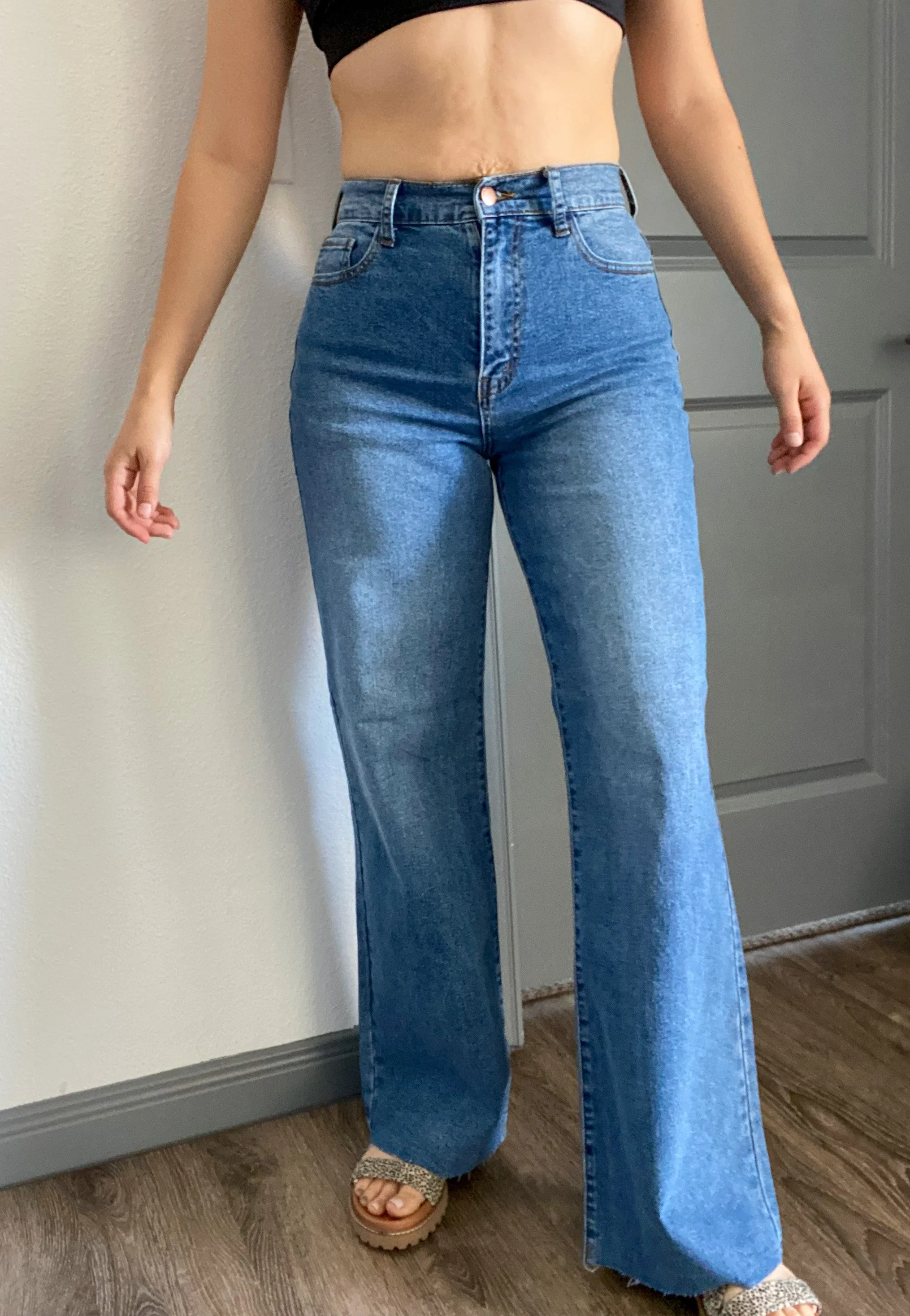Donna Wide Leg Jeans