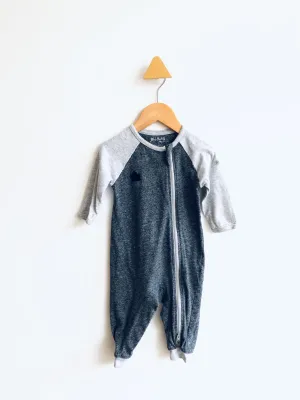 Double Zip Playsuit // 6-12M