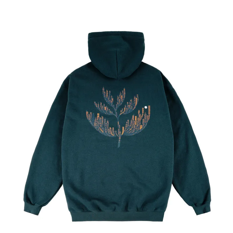 DOWNTOWN HOODIE - PETROL BLUE