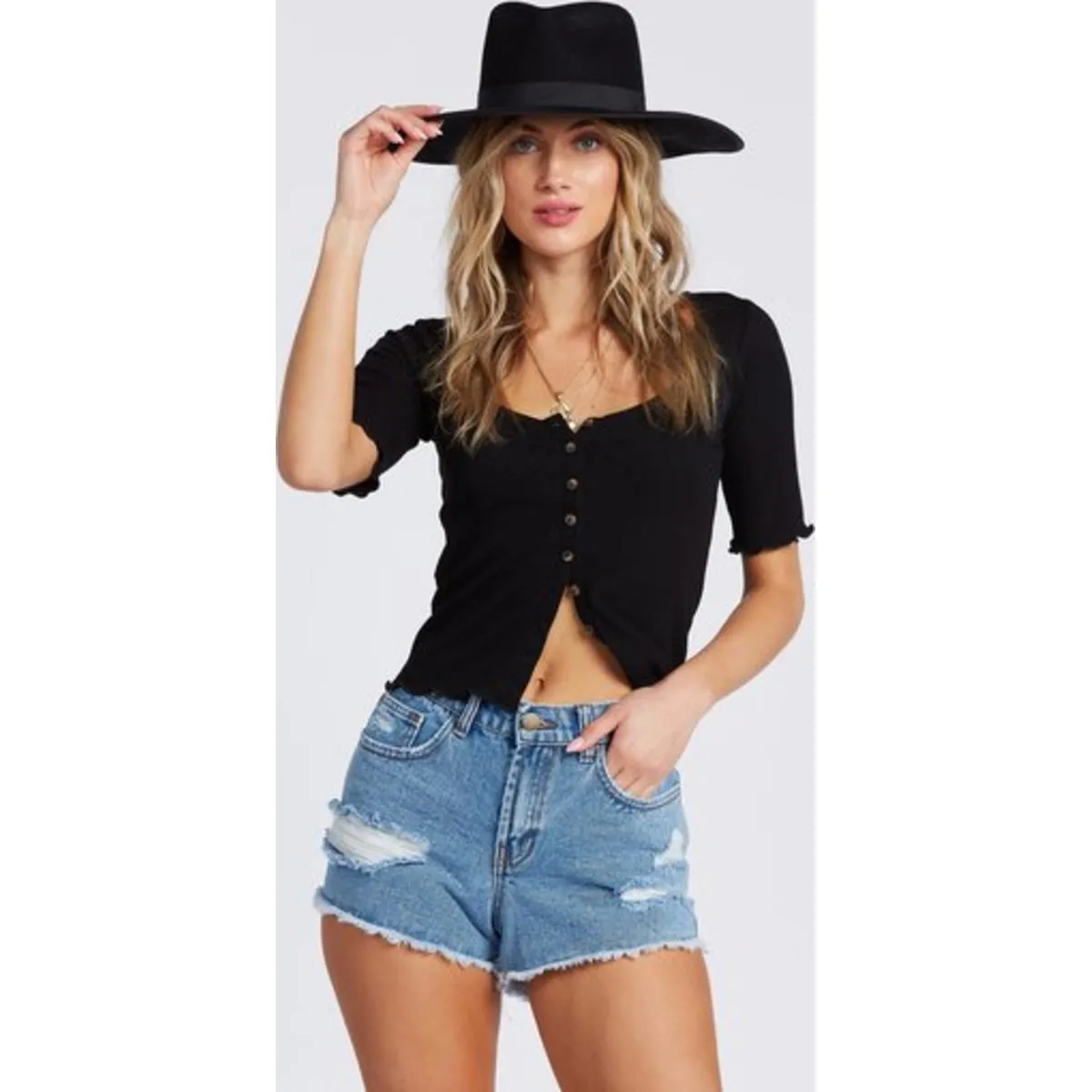 Drift Away Denim Short