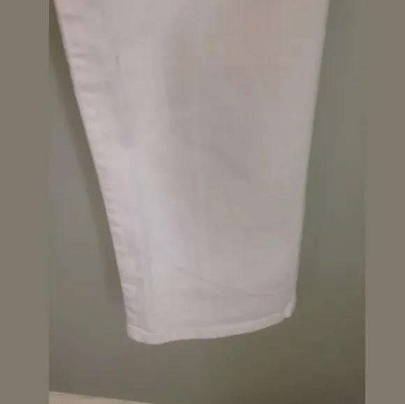 EILEEN FISHER Women's White Straight Jeans 32x32
