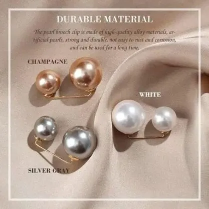 Elegant Pearl Brooch