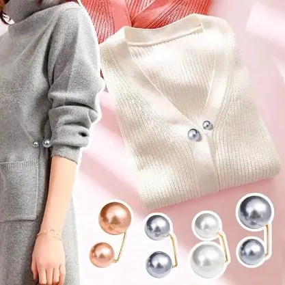 Elegant Pearl Brooch