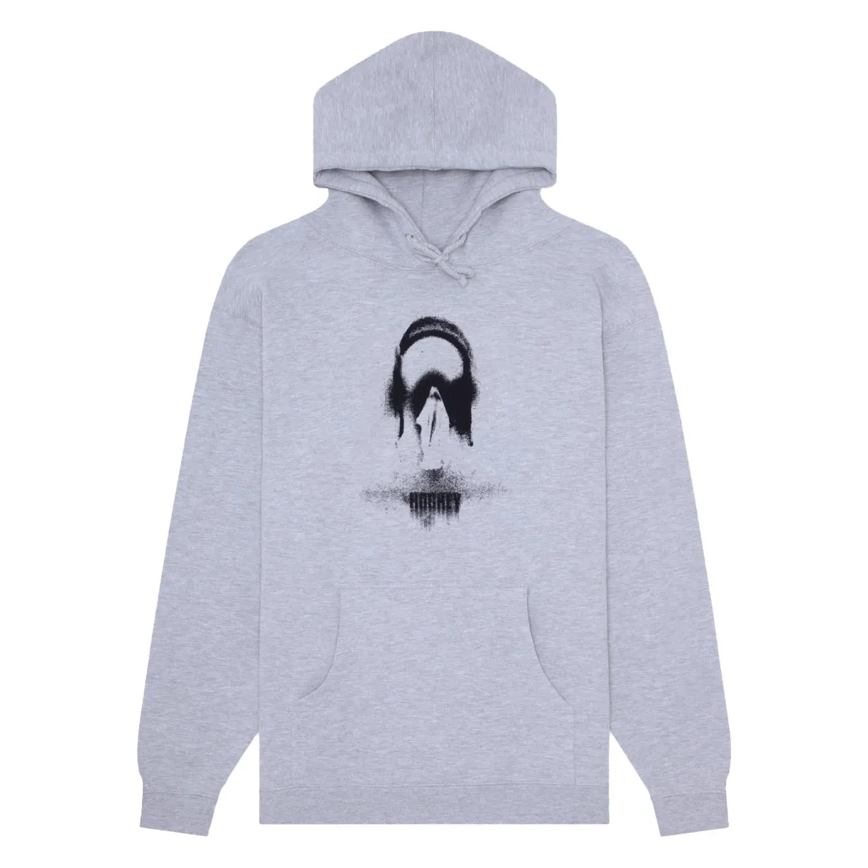 Elk Heart Hoodie Heather Grey