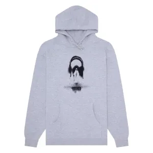 Elk Heart Hoodie Heather Grey