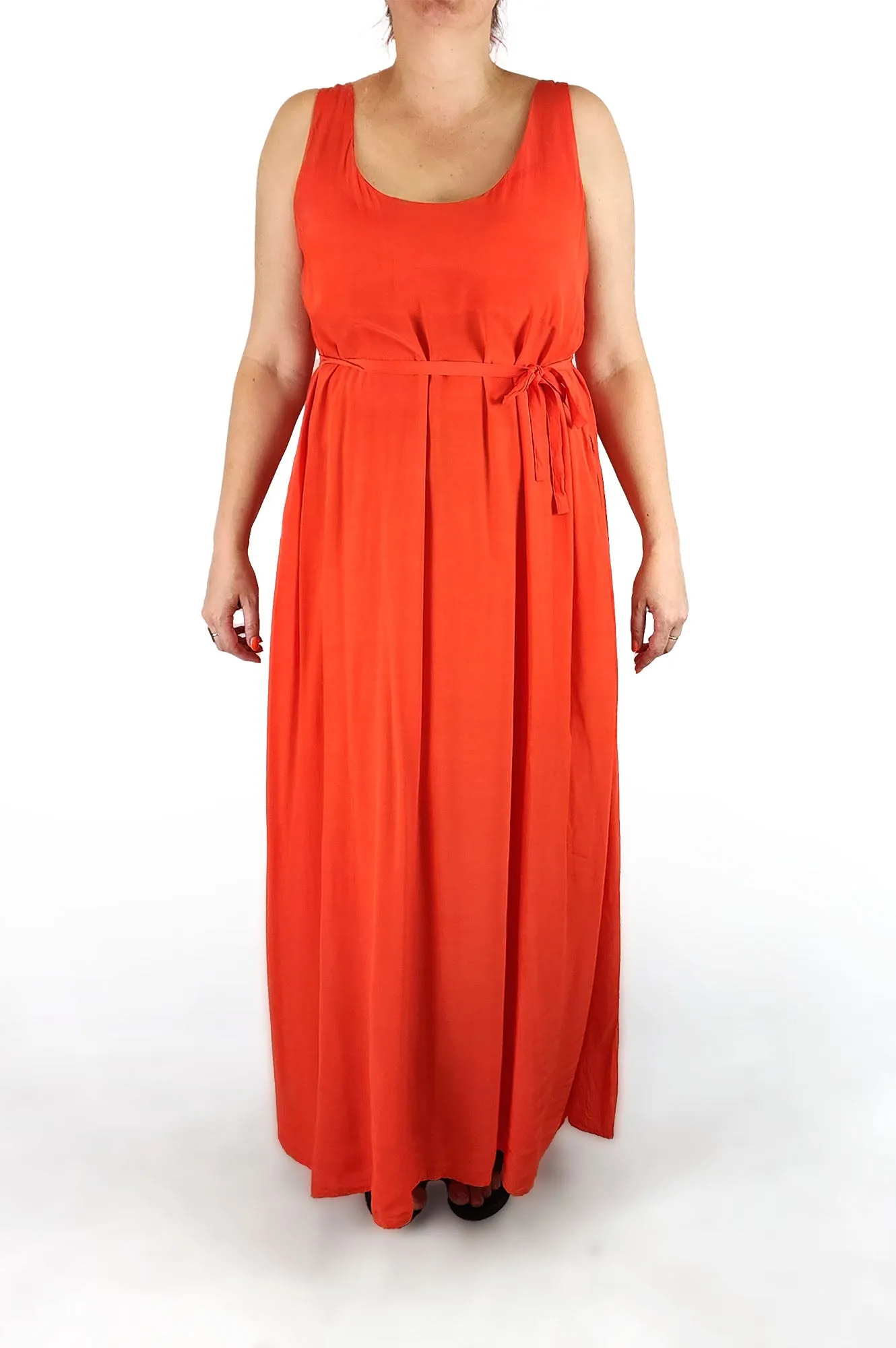 Elk red maxi dress size 16